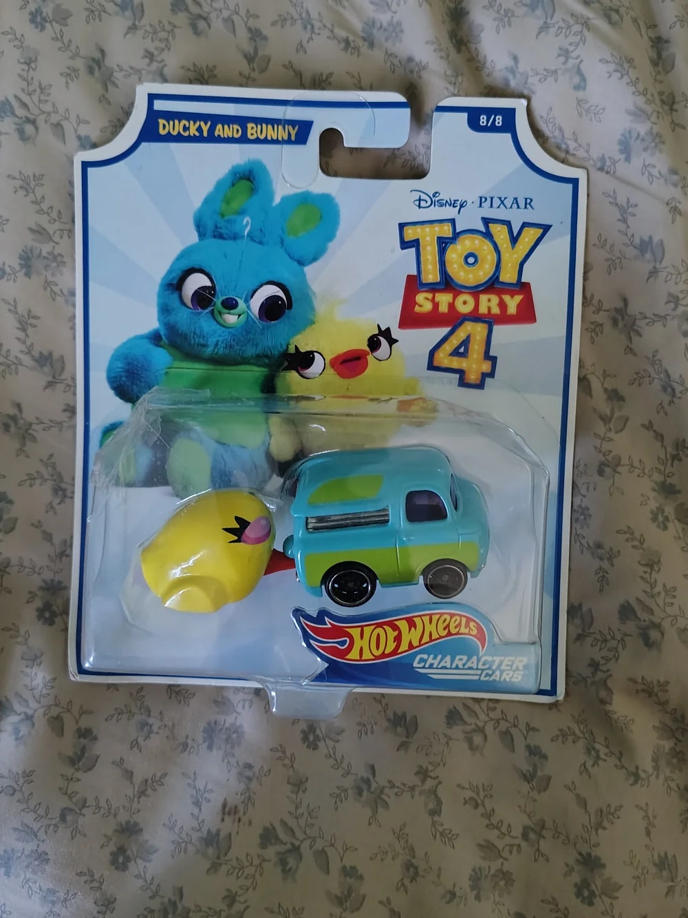 Hot Wheels Toy Story 4 Ducky & Bunny Character Car - Blue/Yellow